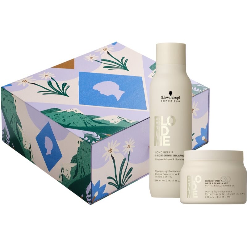 Schwarzkopf Professional Blondme Essentials Gift Box darčeková sada pre blond vlasy