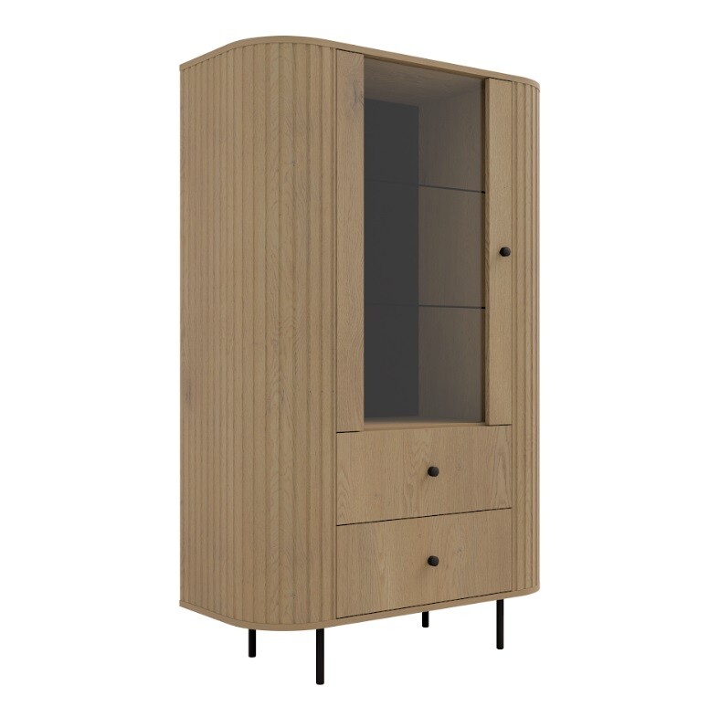 ArtLemp Vitrína VAOLIA 1F2S  | dub cremona