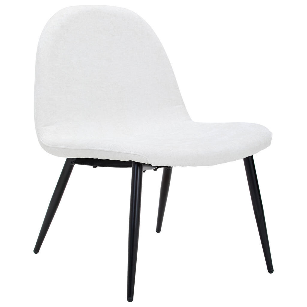 Livetastic KRESLO, drevo, kov, textil, čierna, béžová