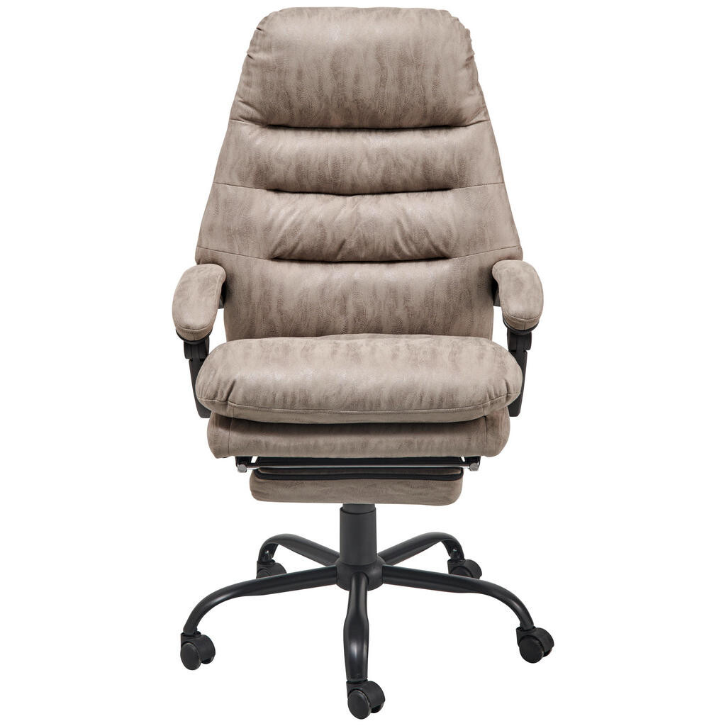 MID.YOU KANCELÁRSKE KRESLO, mikrovlákno, sivá, čierna