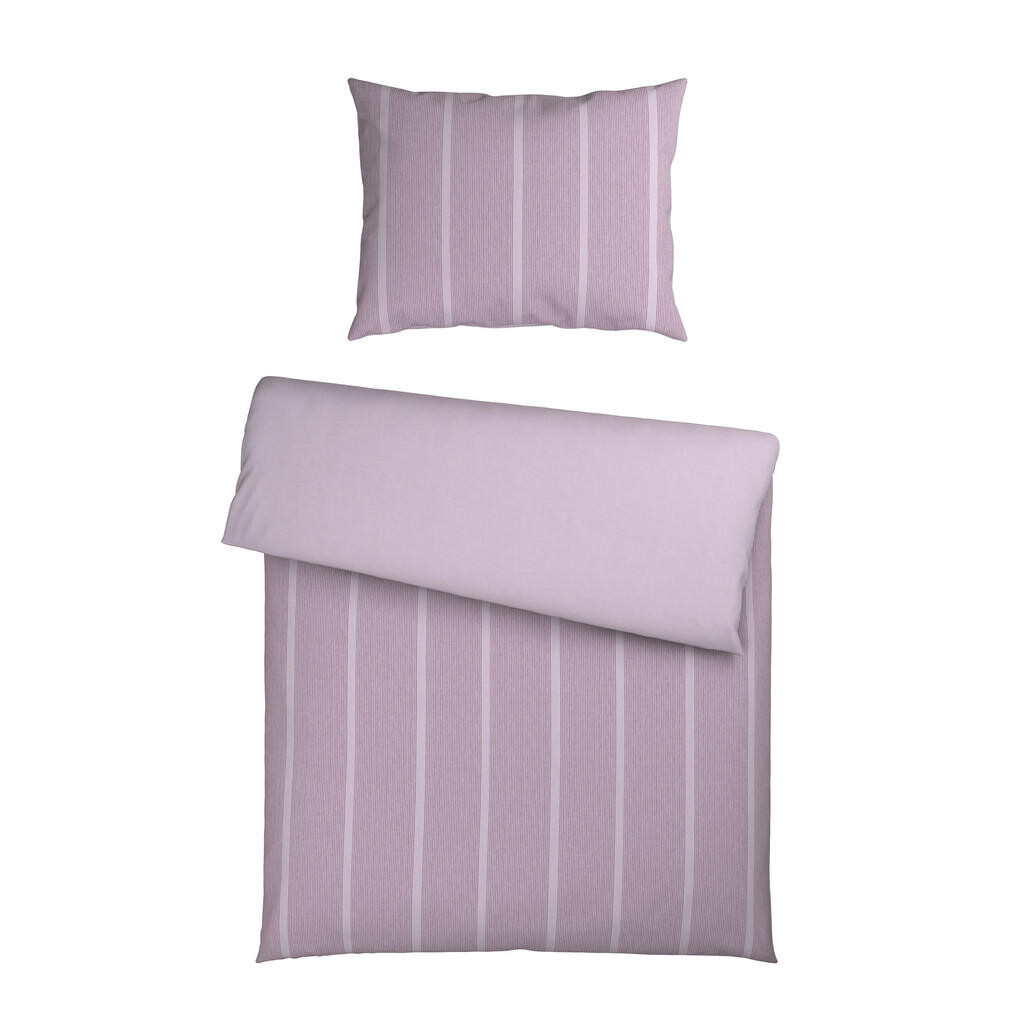 Bio:Vio OBOJSTRANNÁ POSTEĽNÁ BIELIZEŇ, renforcé, hnedofialová, 140/200 cm