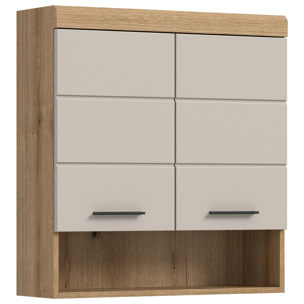 MID.YOU ZÁVESNÁ SKRINKA, kašmírová, prírodná farba, 74/79/24 cm