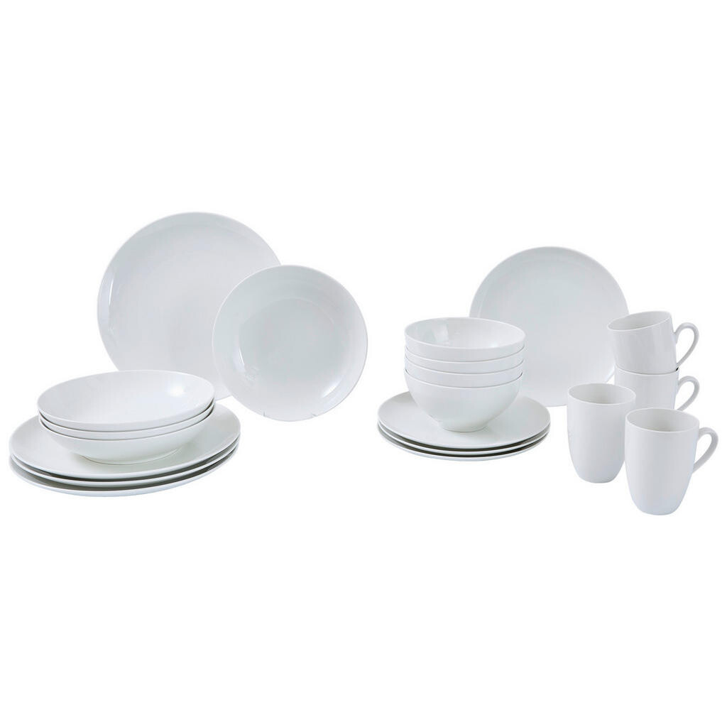 Seltmann Weiden KOMBINOVANÝ SERVIS 20-dielne, porcelán keramika