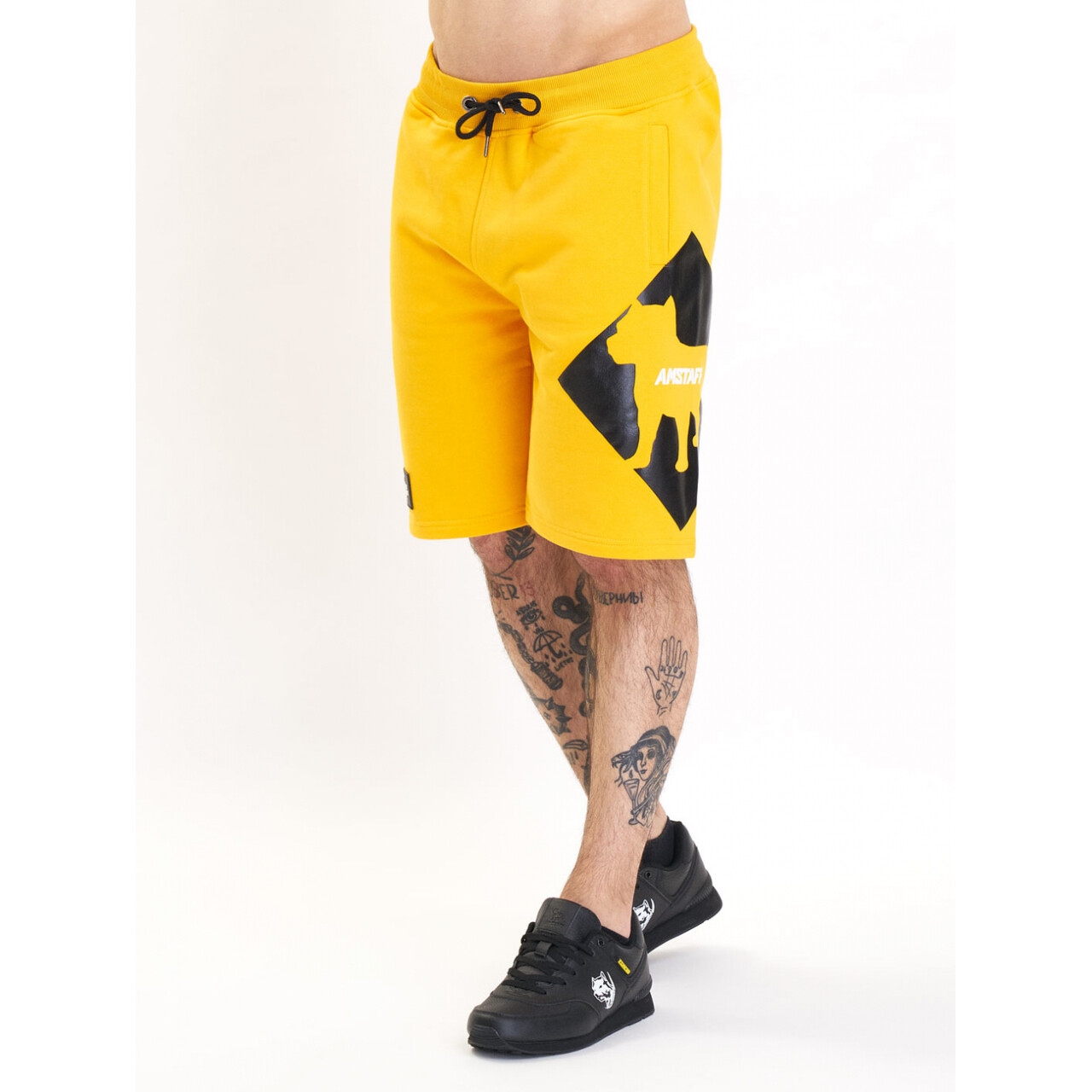 Kraťasy pánske Amstaff Baist - žlté, M