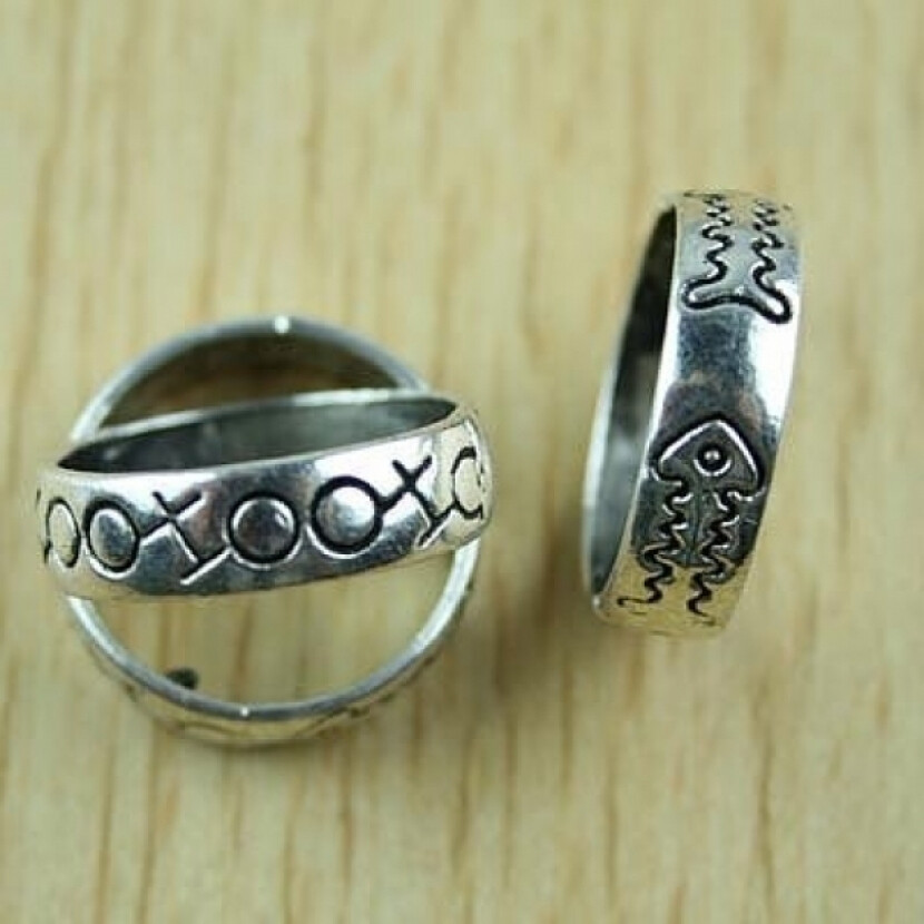 Prstienok Tibet - strieborný