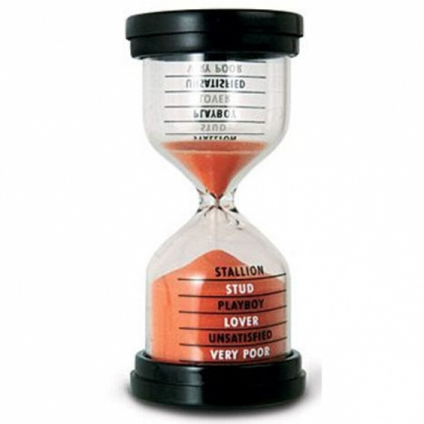 Presýpacie hodiny Sex Timer - priehľadné