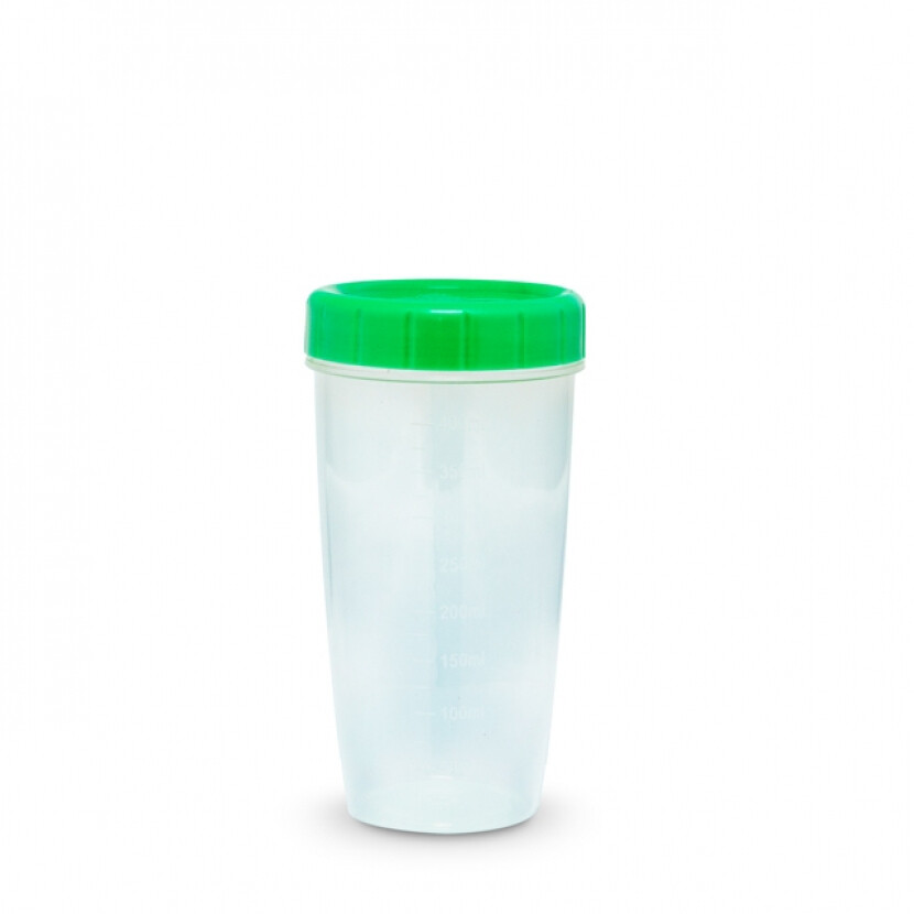 Šejker DXN - priehľadný-zelený