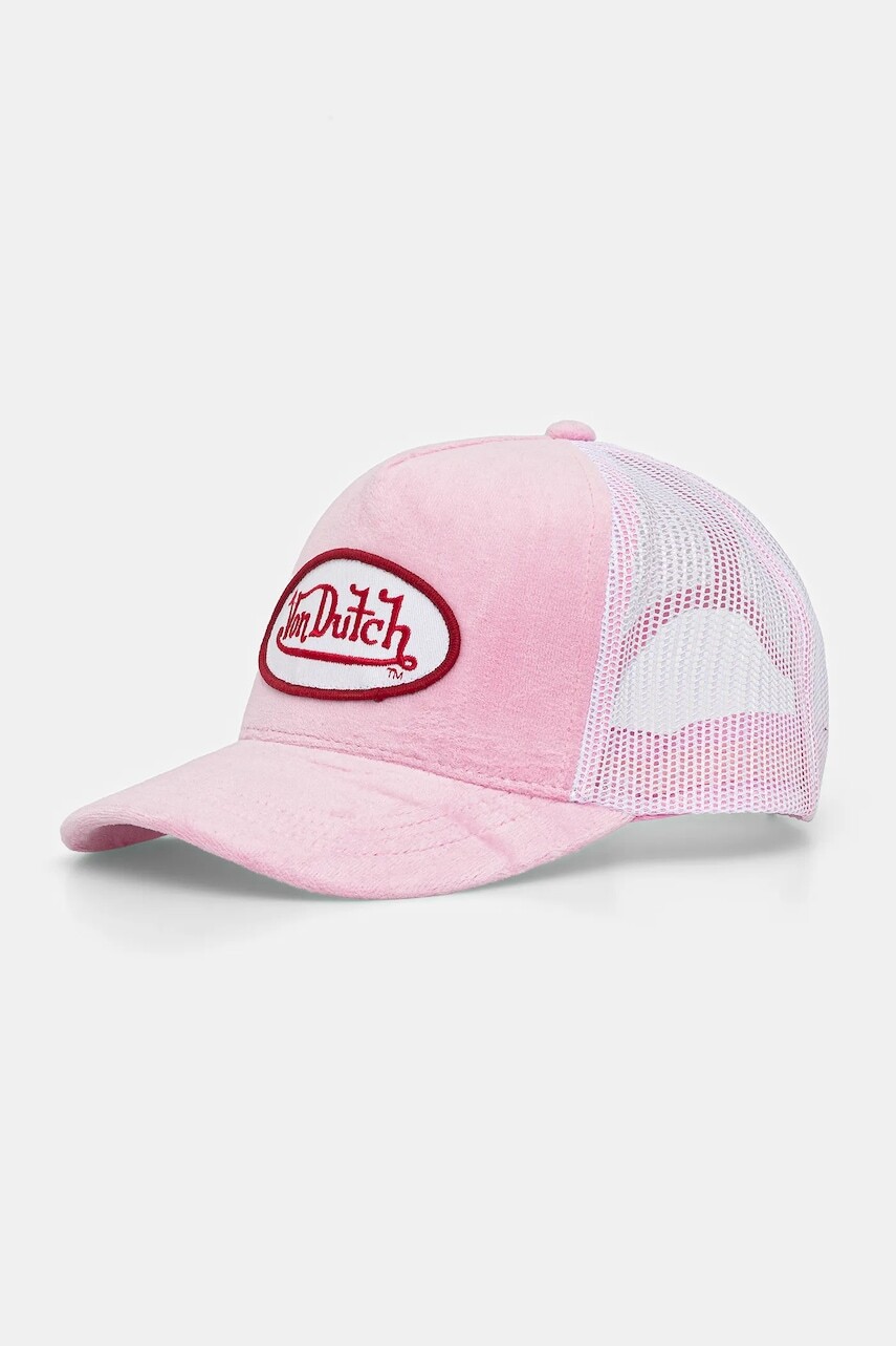 Šiltovka Von Dutch ružová farba, VD.2.CT.KYLIE