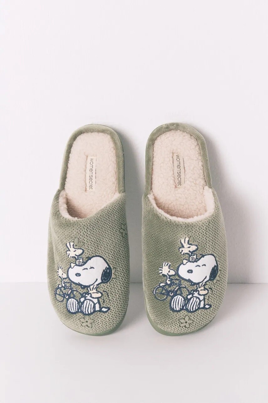 Papuče women'secret MULTILICENSE COTTAGE zelená farba, 4992528