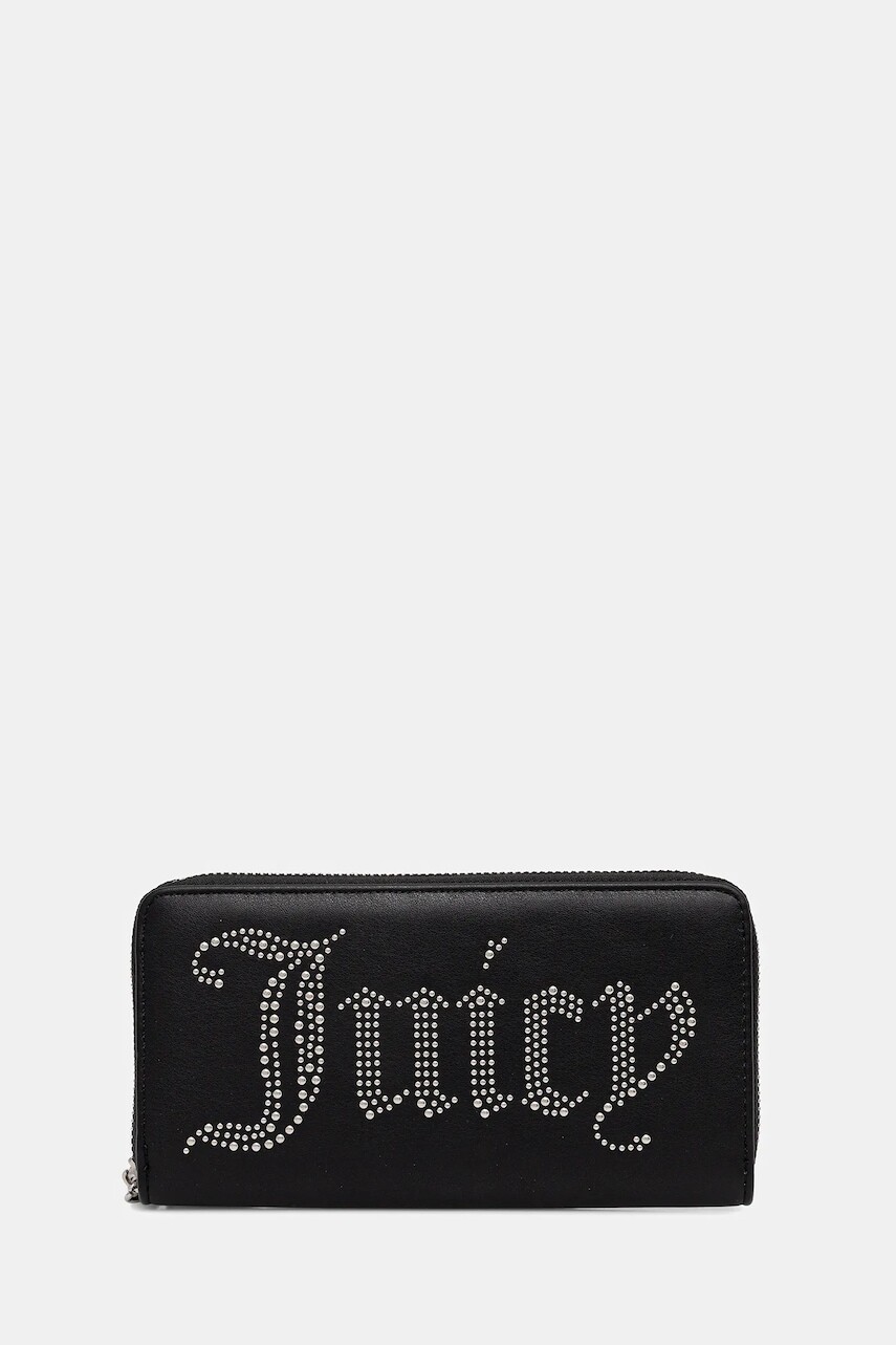 Peňaženka Juicy Couture Kimberly dámska, čierna farba, WIJQL9004WVP