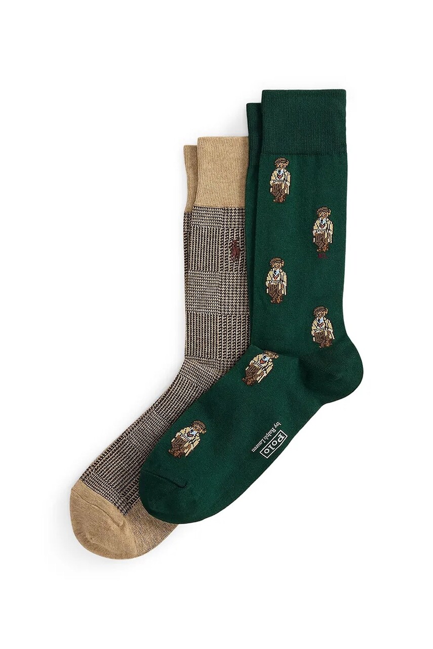 Ponožky Polo Ralph Lauren 2-pak viac farieb, 449P04694