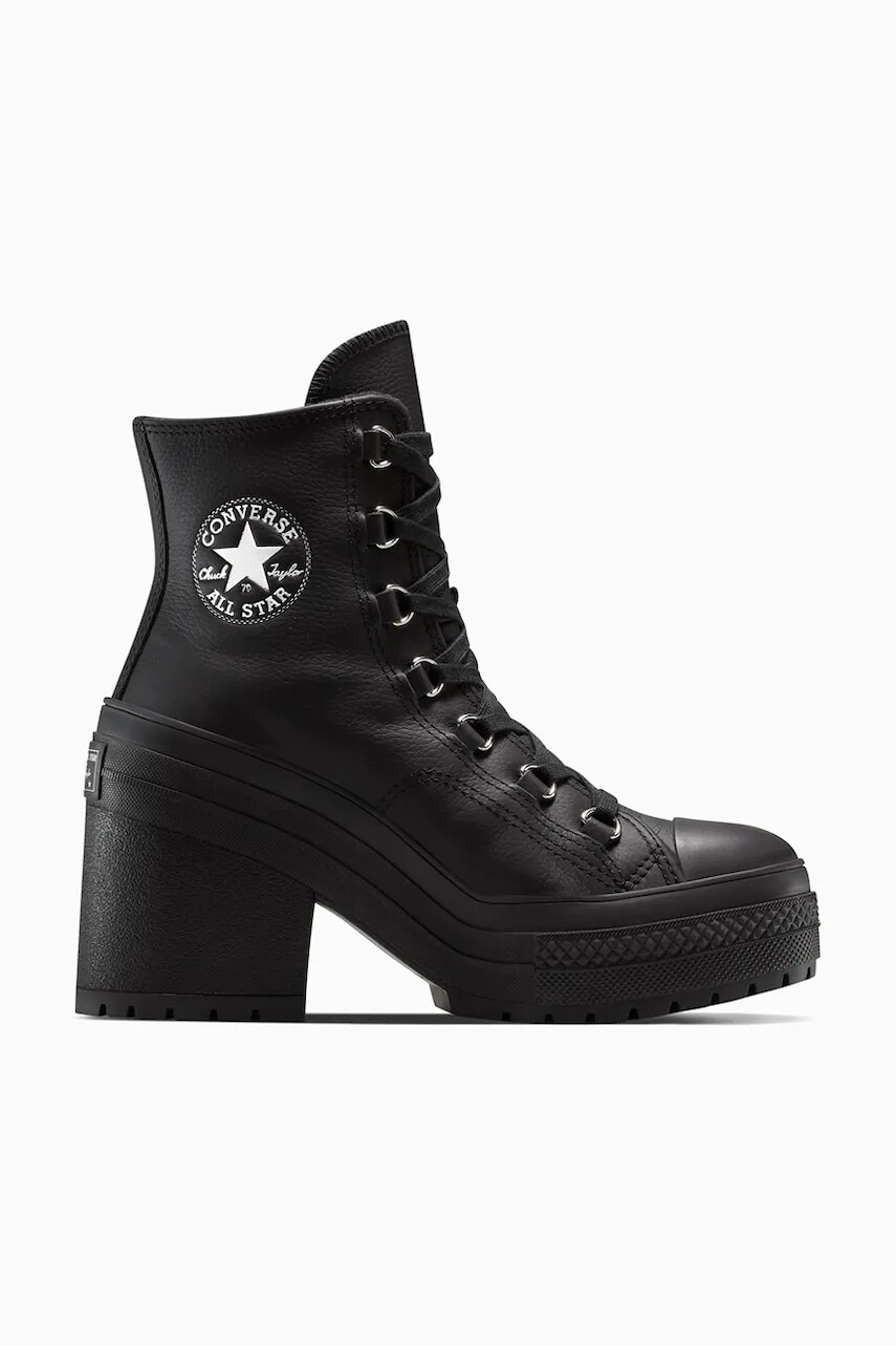 Tenisky Converse Chuck 70 De Luxe Heel čierna farba, na podpätku, A15514C