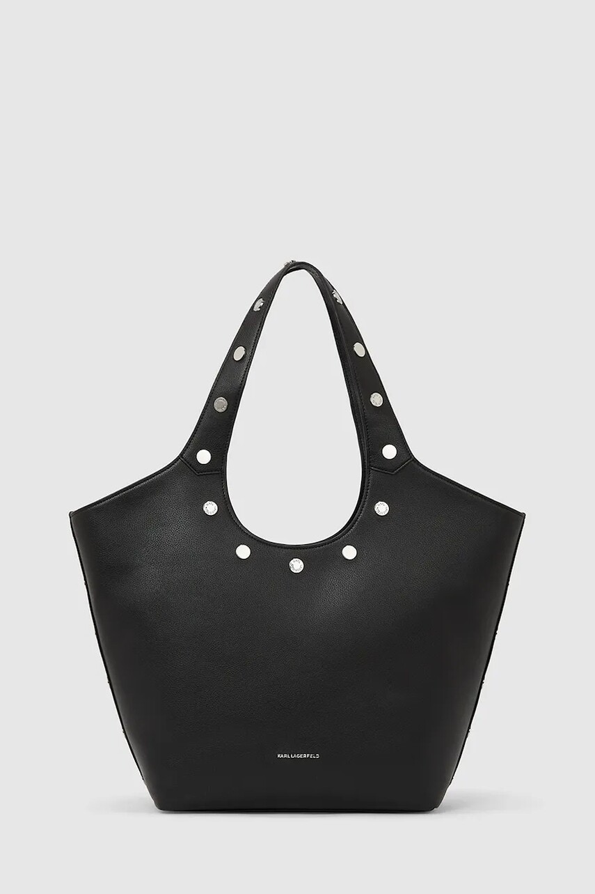 Kabelka Karl Lagerfeld K/ROCKY čierna farba, A4W30120