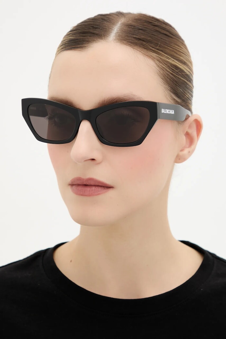 Slnečné okuliare Balenciaga čierna farba, BB0447S