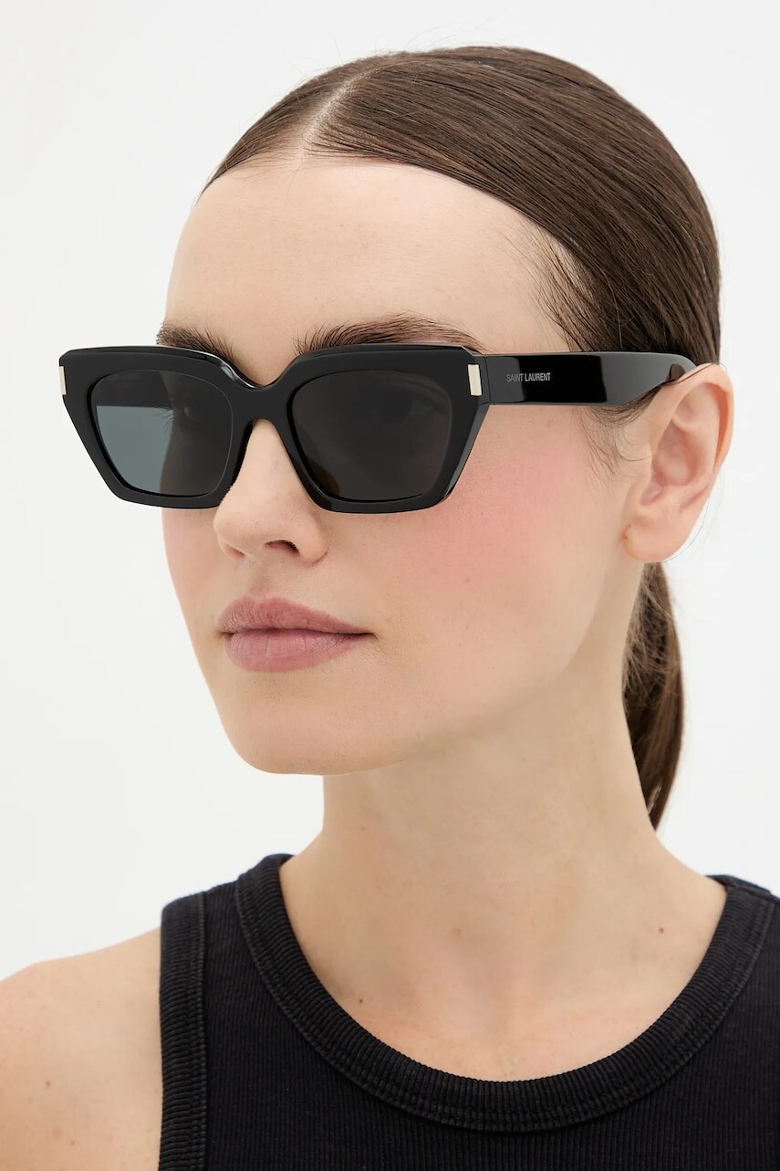 Slnečné okuliare Saint Laurent PAGE čierna farba, SL 826