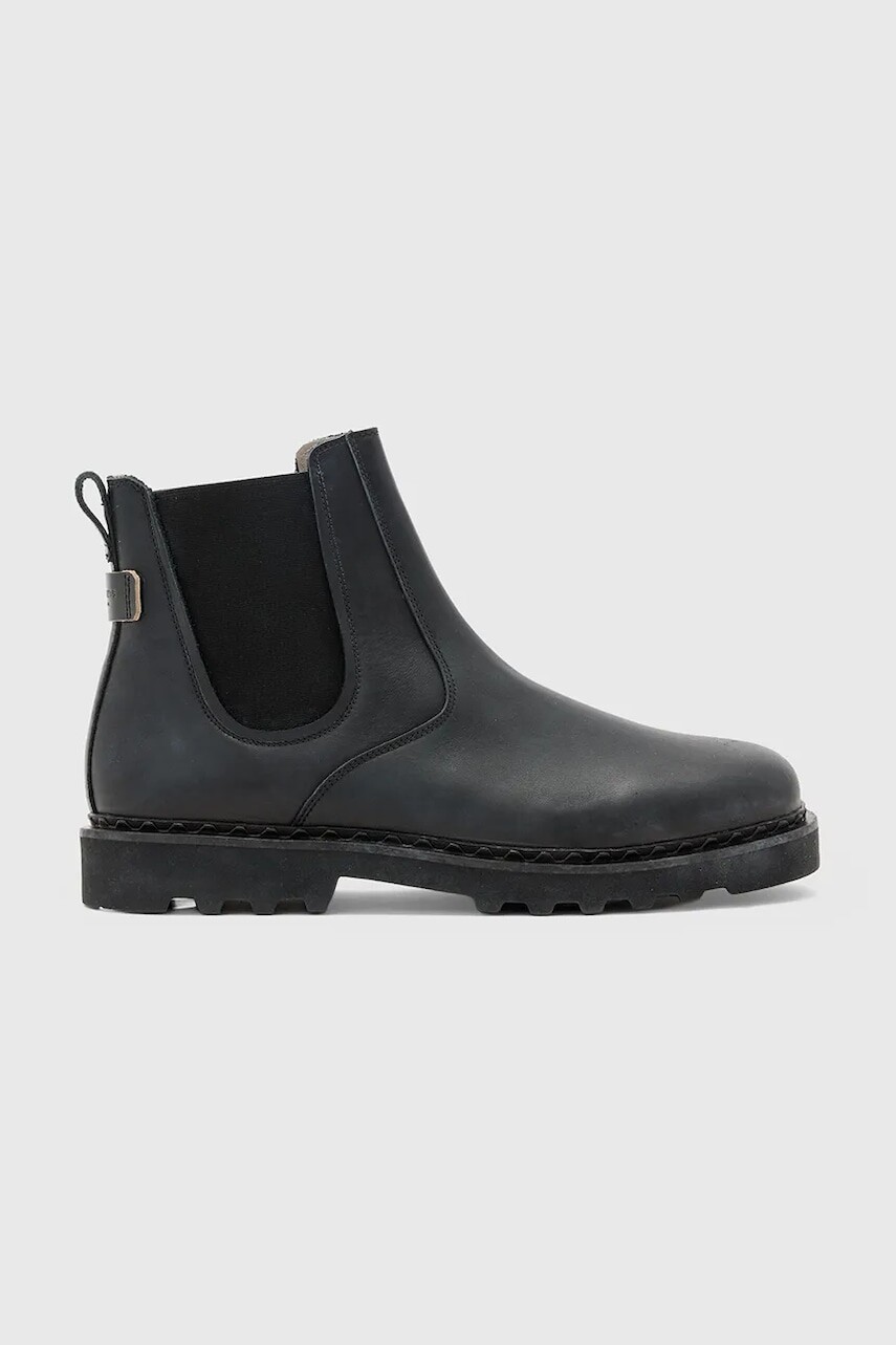 Členkové topánky AllSaints Skiff Chelsea Boot čierna farba, M025FD
