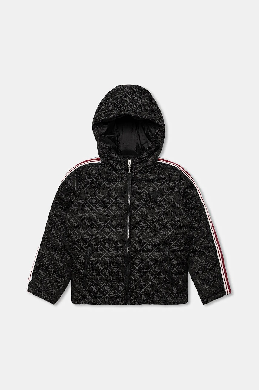 Detská bunda Guess čierna farba, L5BL19 WFIQ2