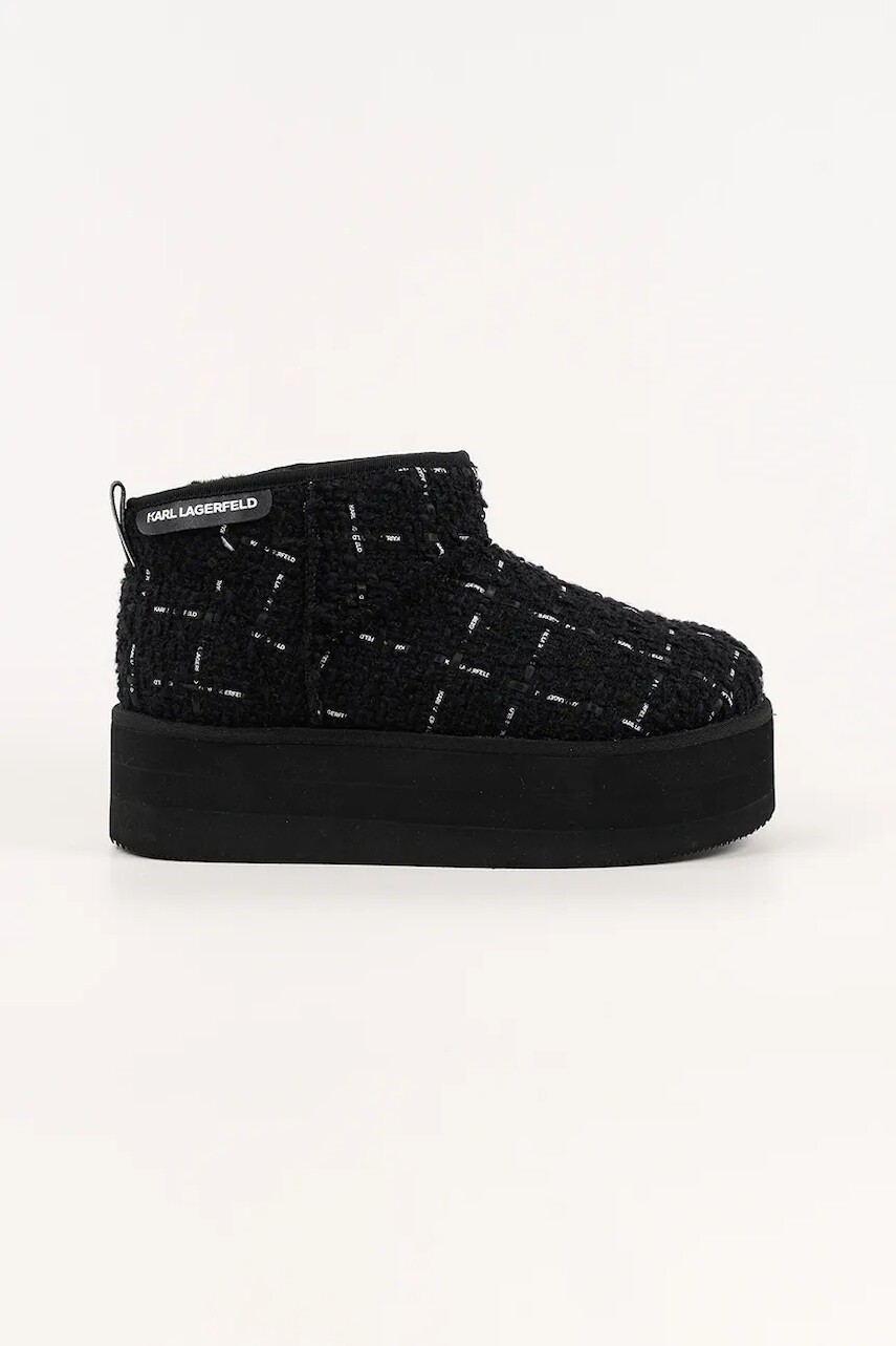 Snehule Karl Lagerfeld THERMO čierna farba, KL48523A