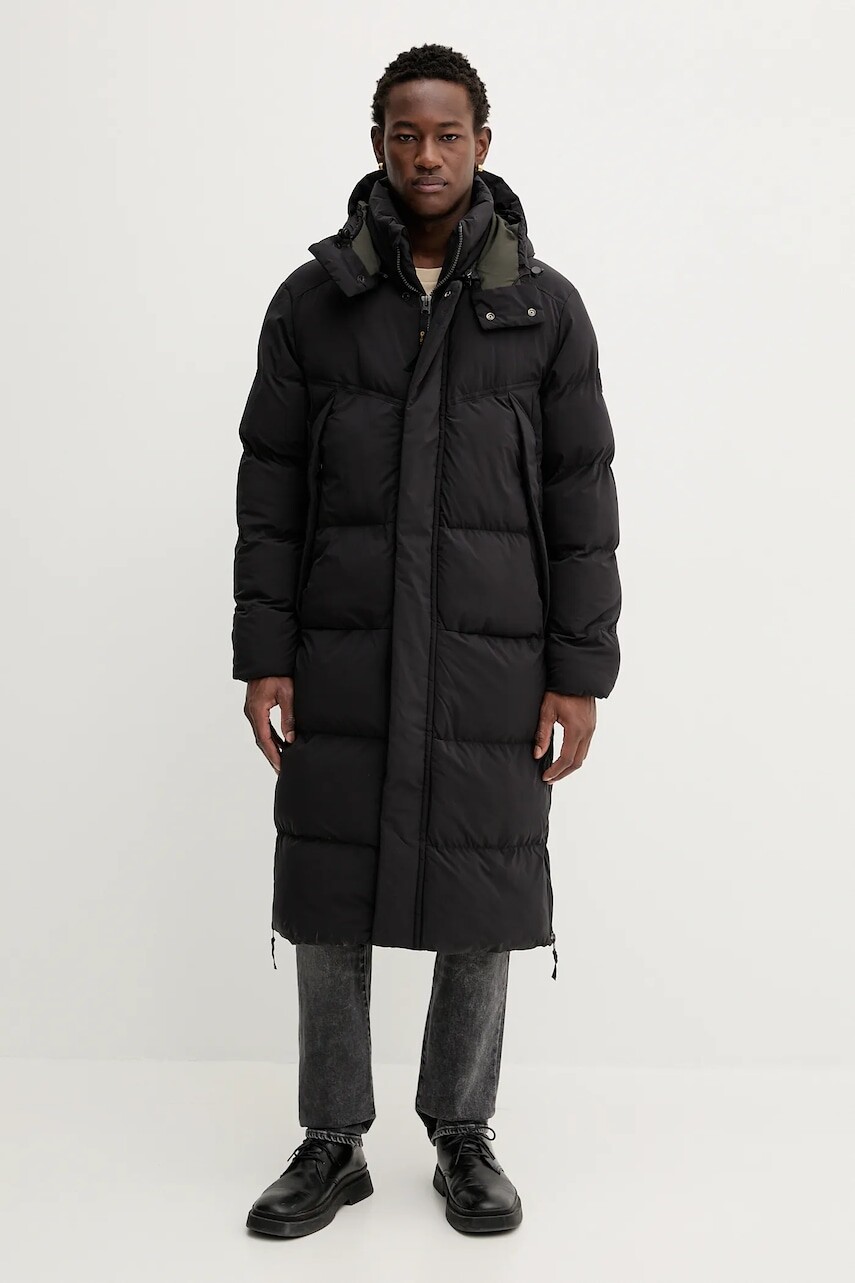 Bunda G-Star čierna farba, zimná, D26888.D518