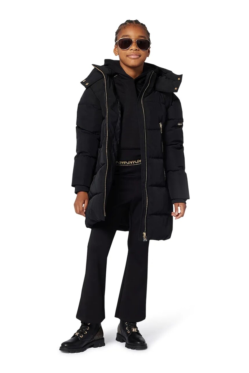 Detské tepláky Michael Kors čierna farba, jednofarebné, R30496