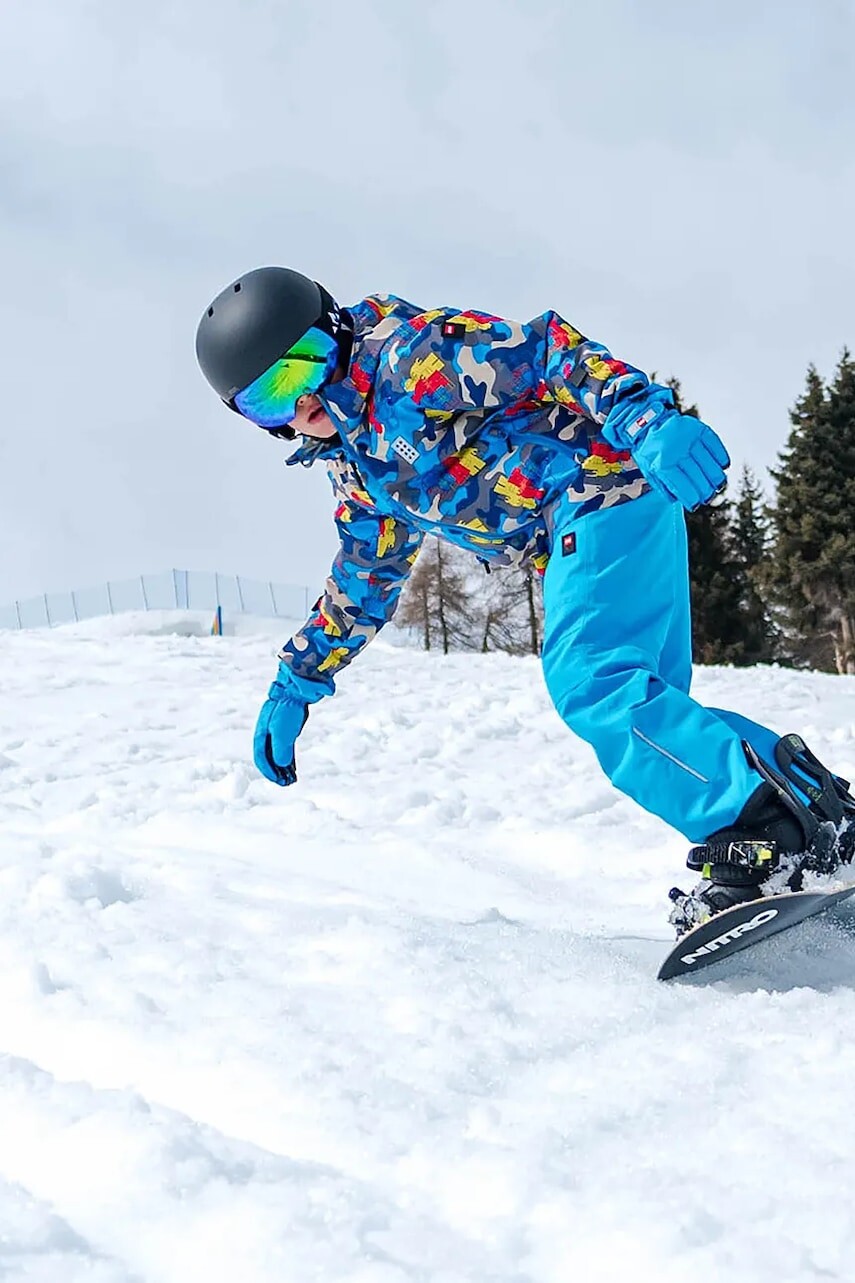 Detská bunda Lego LWJAZ 808 modrá farba, 11010967