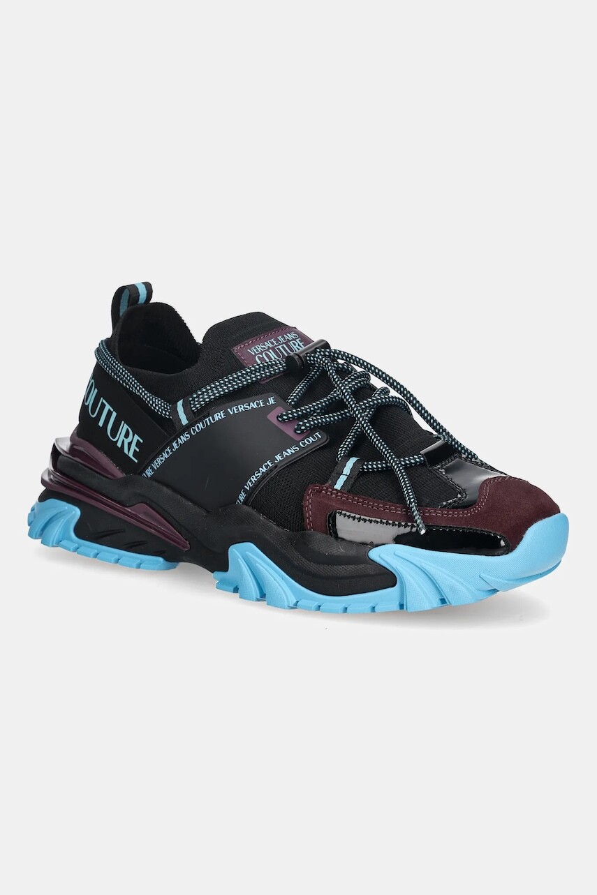 Tenisky Versace Jeans Couture čierna farba, 79YA3SI3 ZSC88 M09