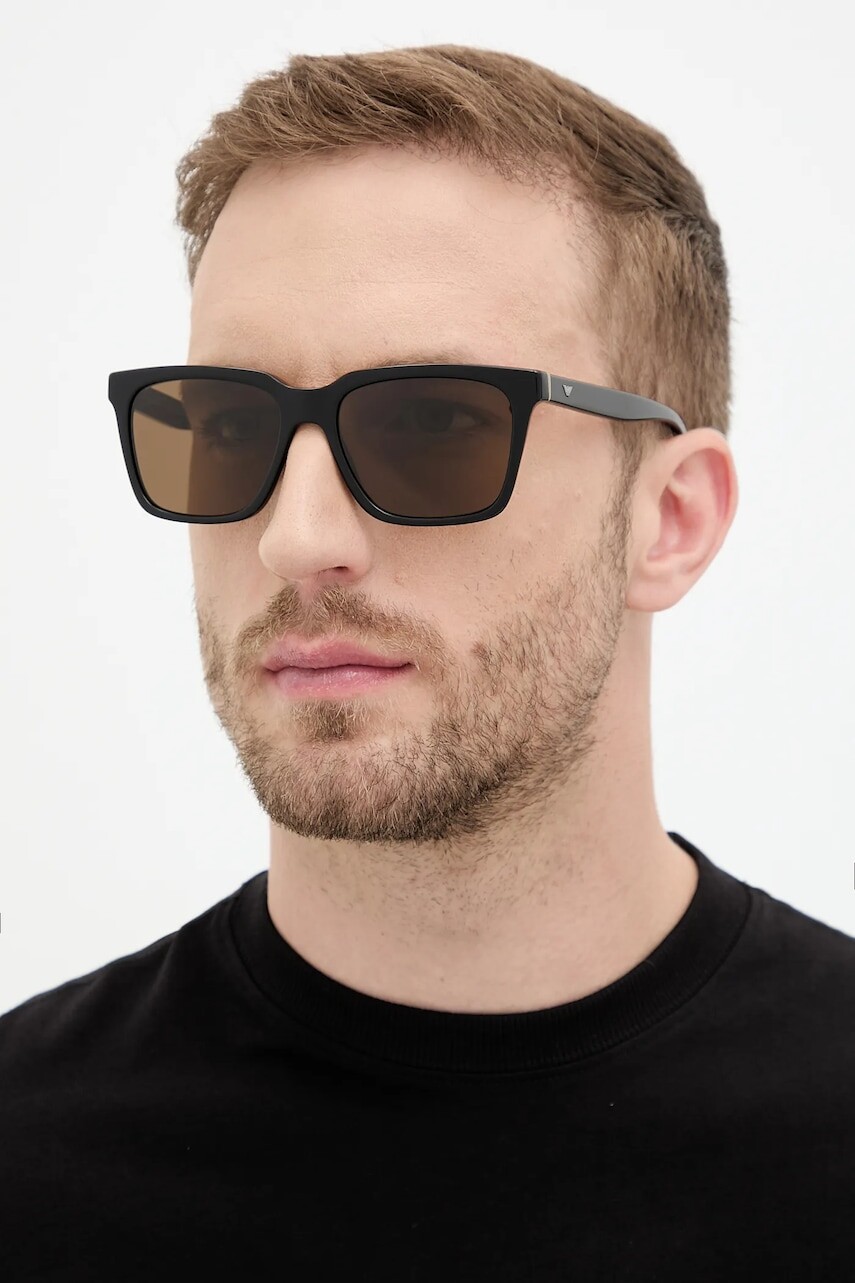 Slnečné okuliare Emporio Armani čierna farba, 0EA4260