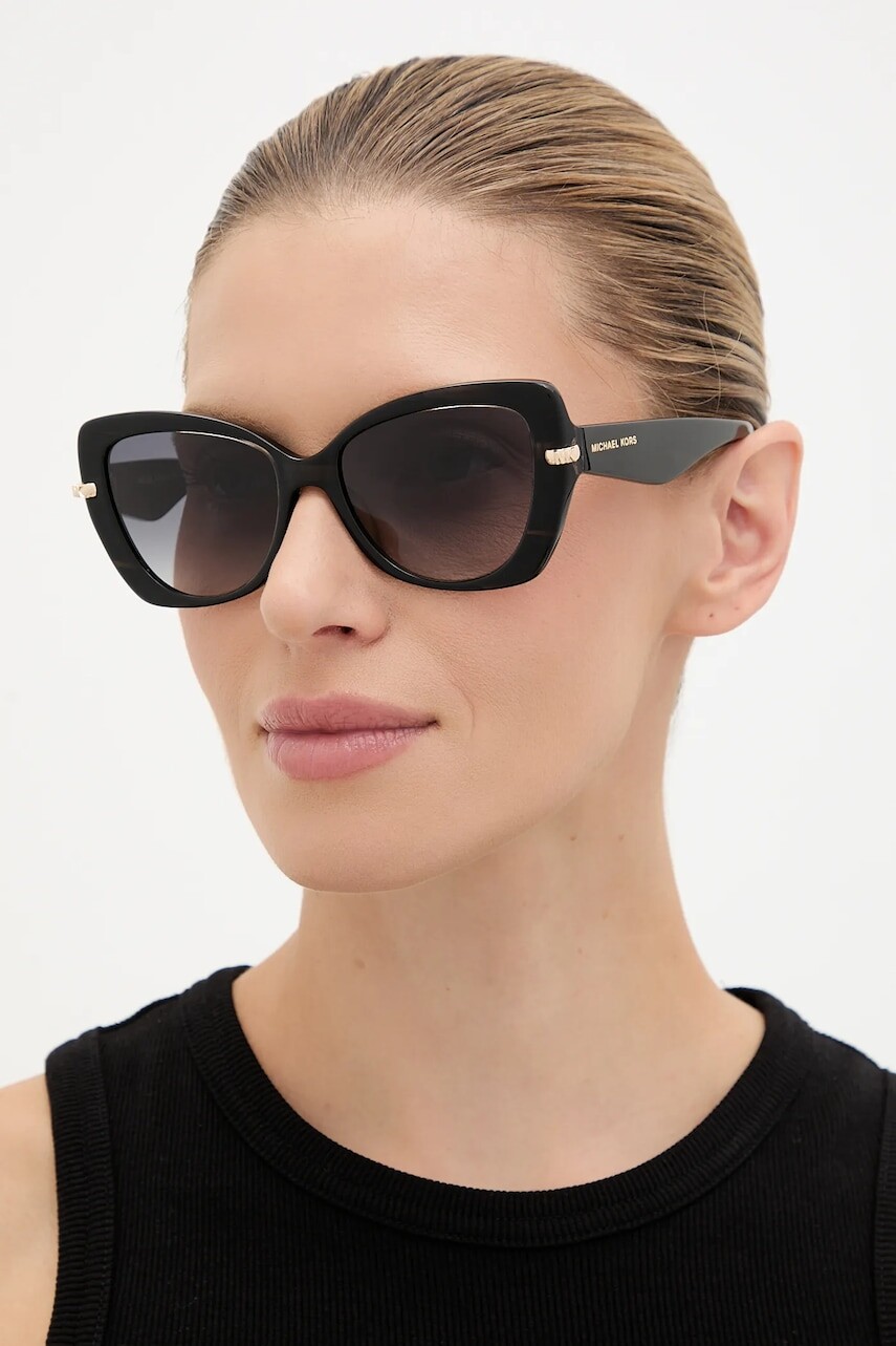 Slnečné okuliare Michael Kors čierna farba, 0MK2258U