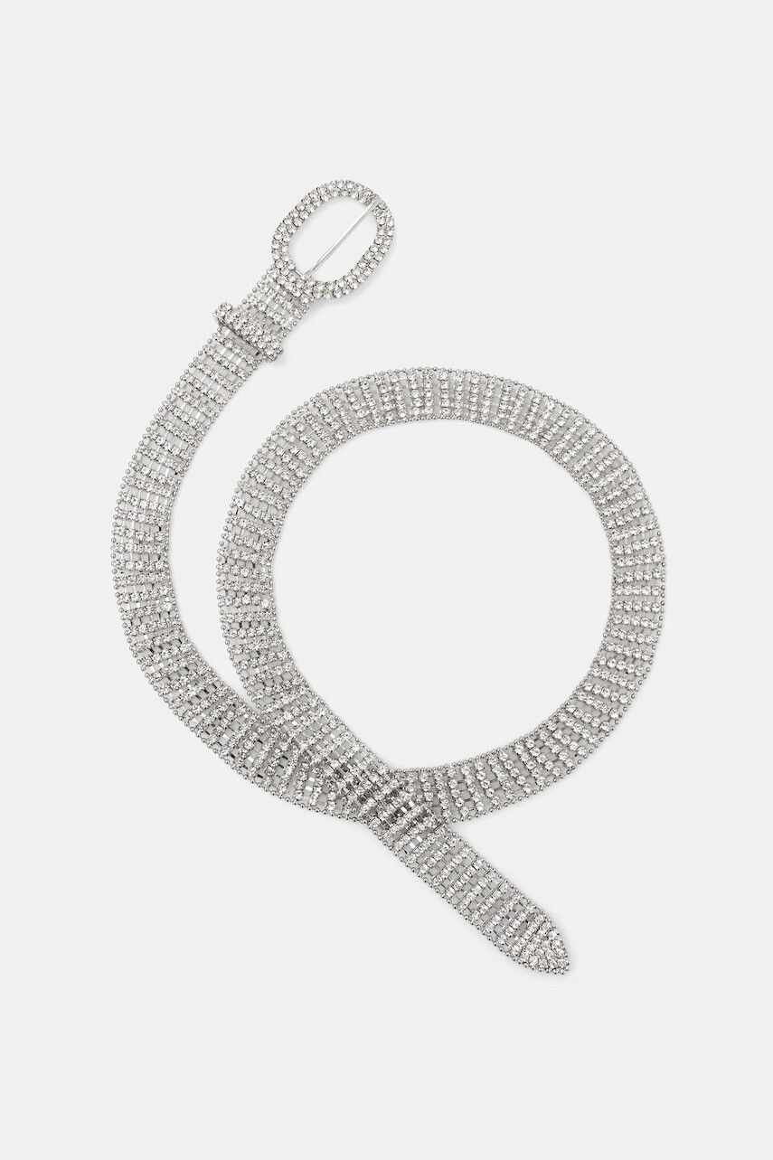 Opasok Medicine strieborná farba