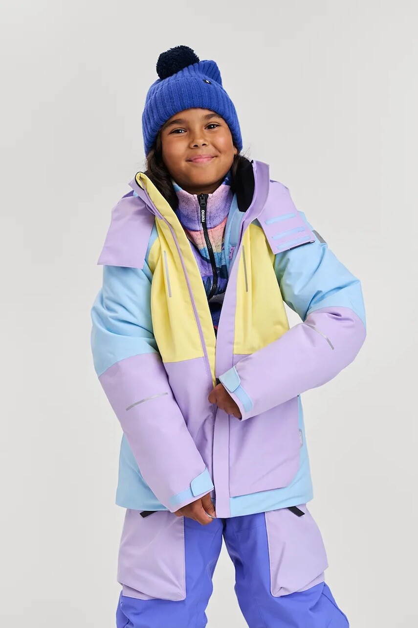 Detská bunda Reima Alaniva fialová farba, 5100392A