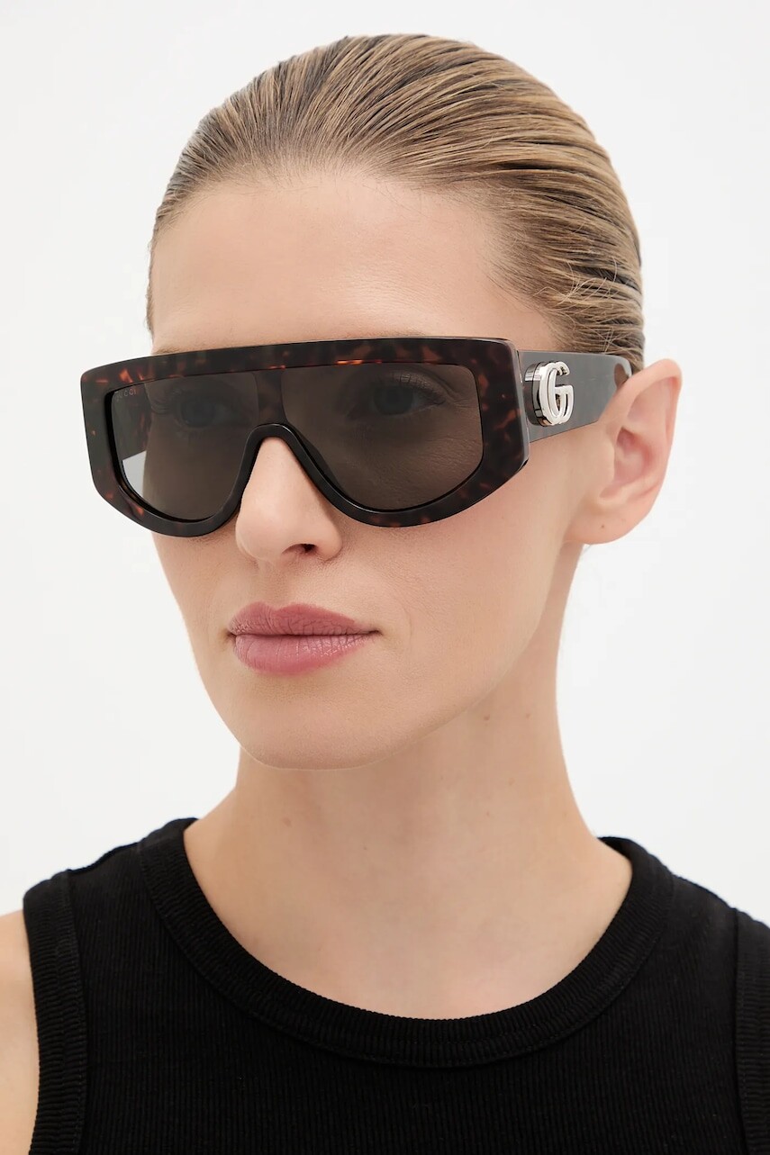 Slnečné okuliare Gucci hnedá farba, GG1950S