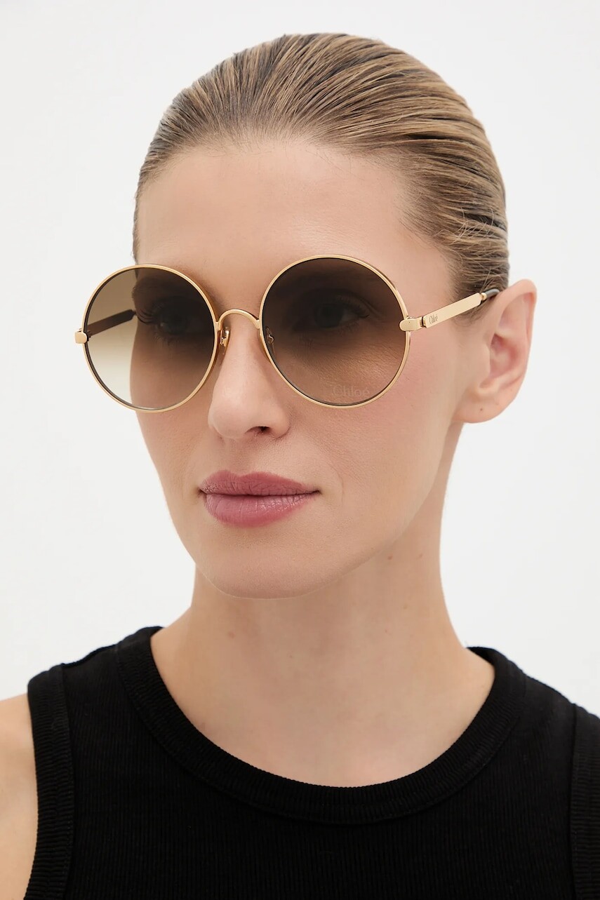 Slnečné okuliare Chloé zlatá farba, CH0321S