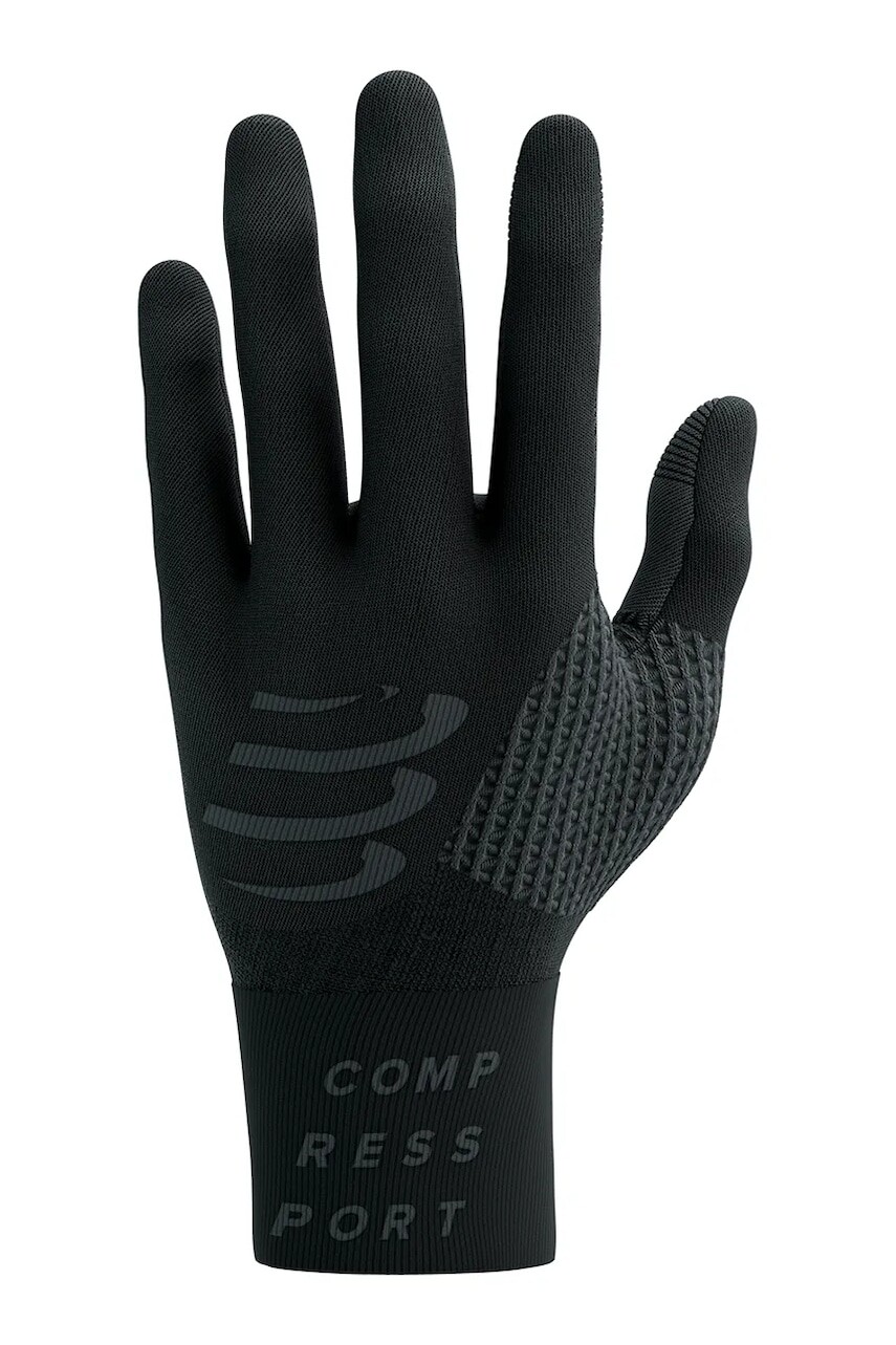 Rukavice Compressport 3D Thermo čierna farba, XGLU884