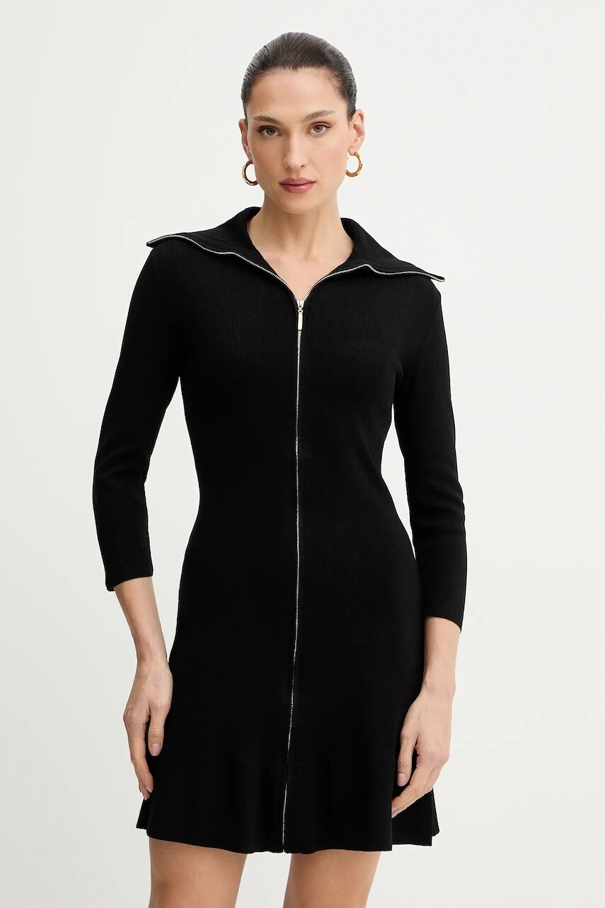 Šaty Morgan čierna farba, mini, priliehavé, RMVALA