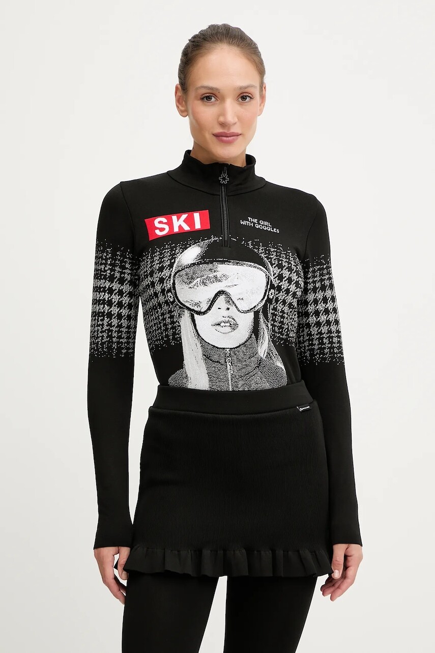 Funkčná mikina Newland LADY T-NECK čierna farba, N46787.157