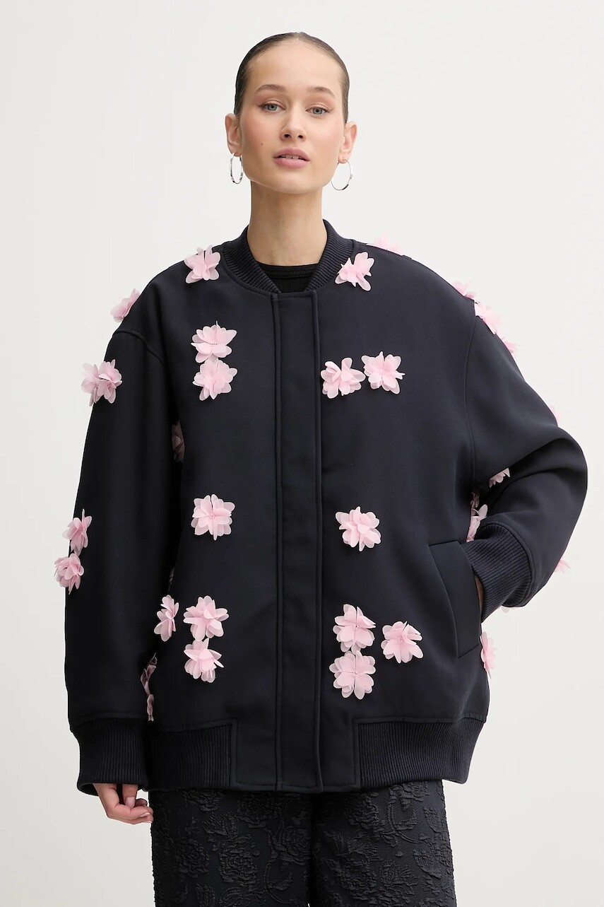 Bunda Stine Goya tmavomodrá farba, prechodná, SG-PS26-O010-2330