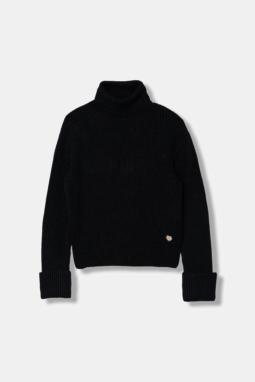 Detský sveter Guess čierna farba, J5BR16 Z1320