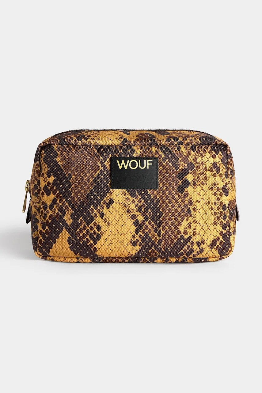 Cestovná kozmetická taštička WOUF Boa 20 x 13 x 9.5 cm žltá farba