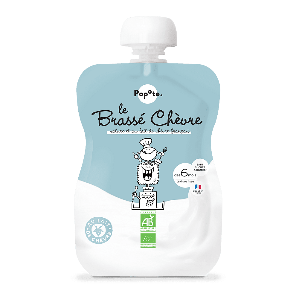 POPOTE Mliečna desiata z kozieho mlieka 6m+ BIO 100 g