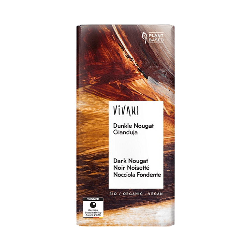 VIVANI Čokoláda horká nugátová BIO 80 g