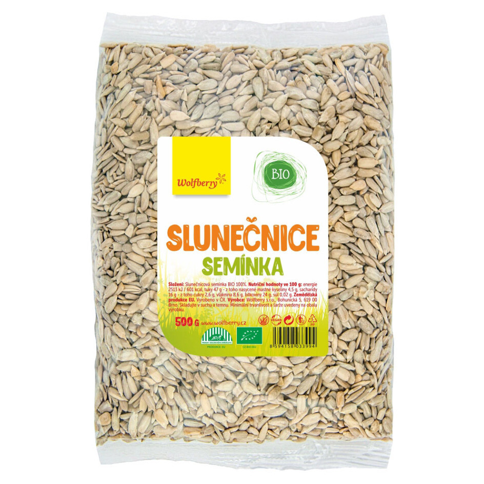 WOLFBERRY Slnečnicové semienko BIO 500 g