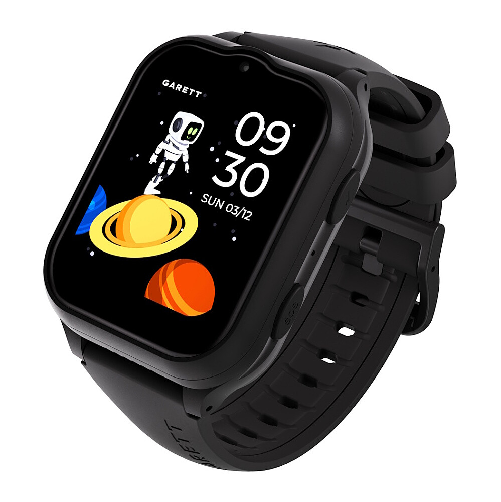GARETT Smartwatch kids eSIM 4G black inteligentné hodinky