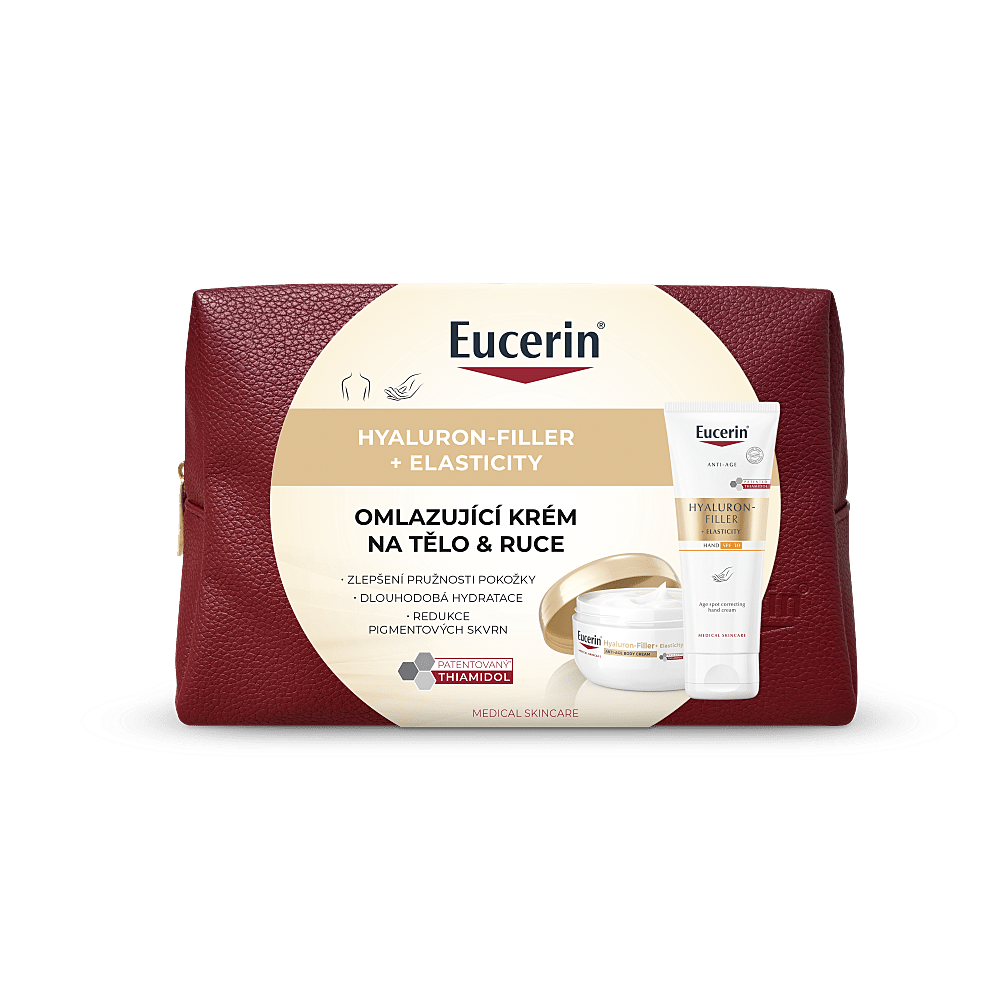EUCERIN Hyaluron-Filler + Elasticity Vianočná kazeta 2 kusy