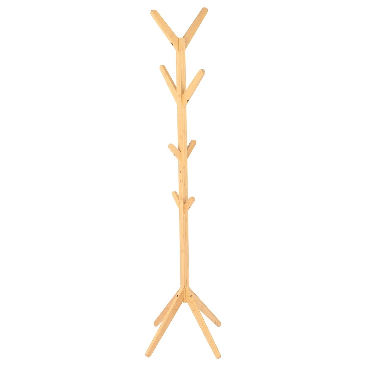 Stojanový vešiak B017 NAT, bambus
