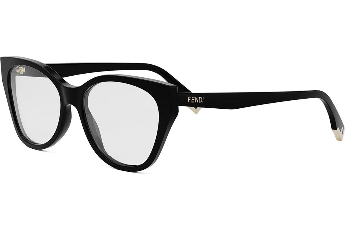 FENDI Way Black Pantos Eyeglasses - ONE SIZE (54)