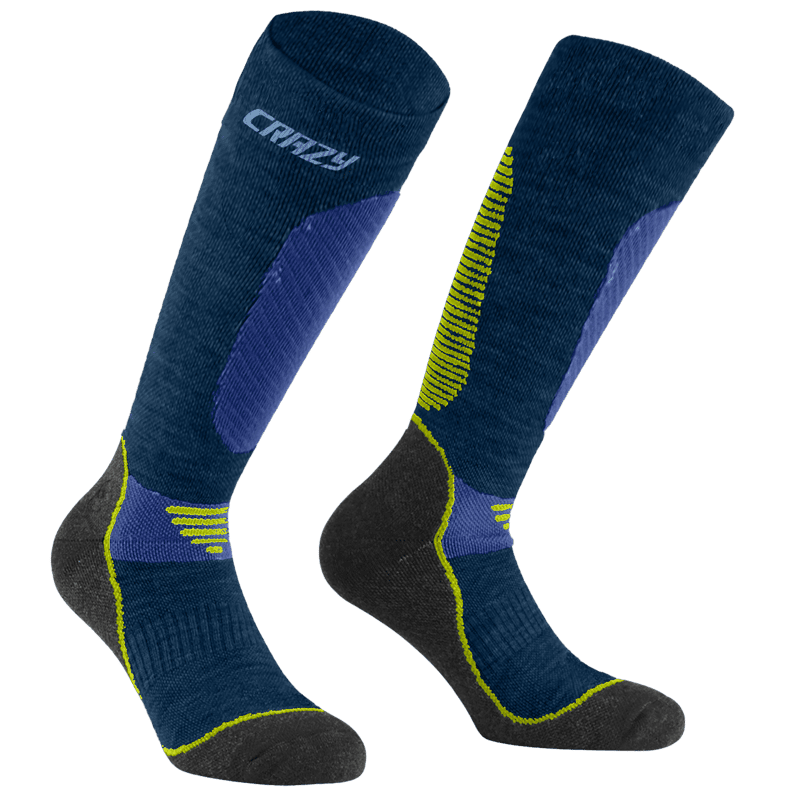 Podkolenky Crazy Idea CRAZY WOOL SOCKS