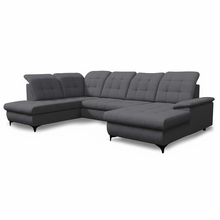 Rohová sedacia súprava Negro Barrel 97 pravý