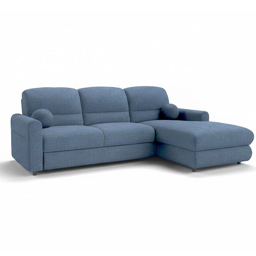 Rohová sedacia súprava Fiord P Rebel 11 modrá