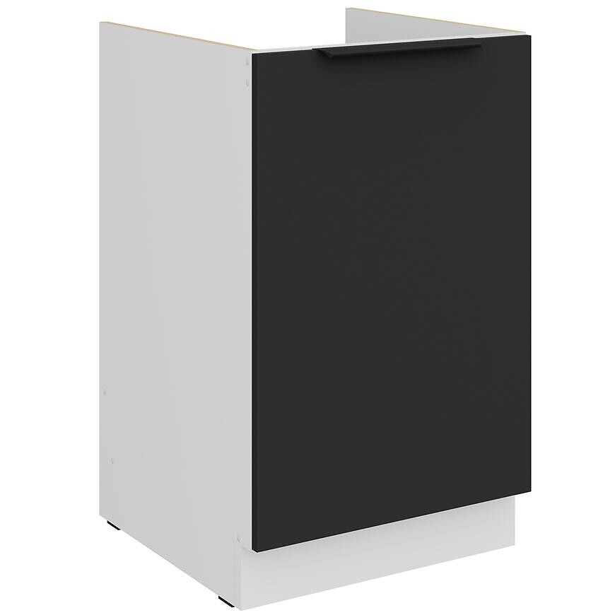 Kuchynská skrinka Aria-Bl/Wh Anti Fingerprint 50zl 1f Bb