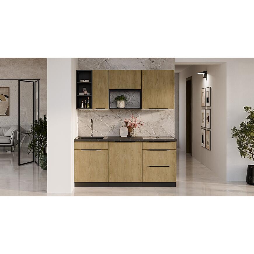 Kuchynská linka Cremona BL 180 cm bez kuchynskej dosky